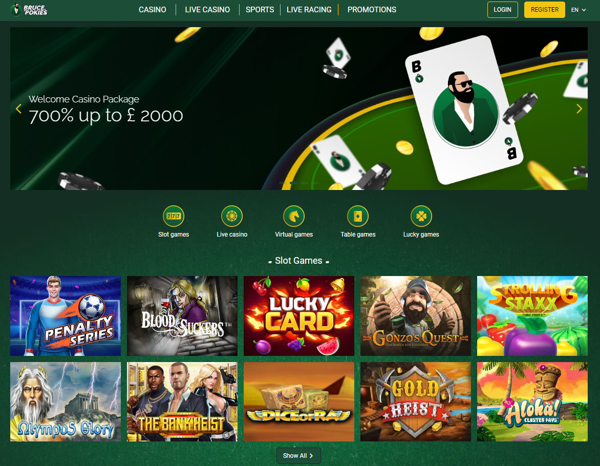 Online Casino Bruce Pokies - A Gamer's Ultimate Guide